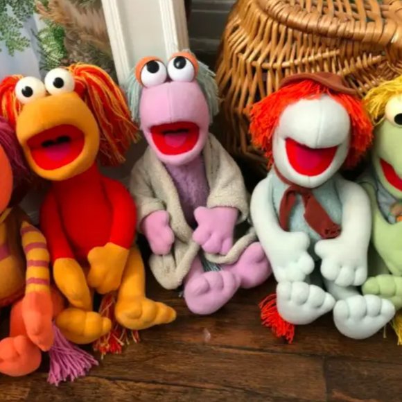 RARE Vintage 1985 Fraggle Rock of the Muppets creator  Jim Henson Plush Softie - Picture 3 of 6